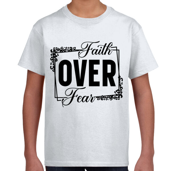 Faith over Fear  - Unisex Youth T -Shirt Thumbnail