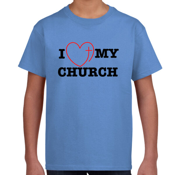 I ♡ My Church  - Unisex Youth T-Shirt Thumbnail