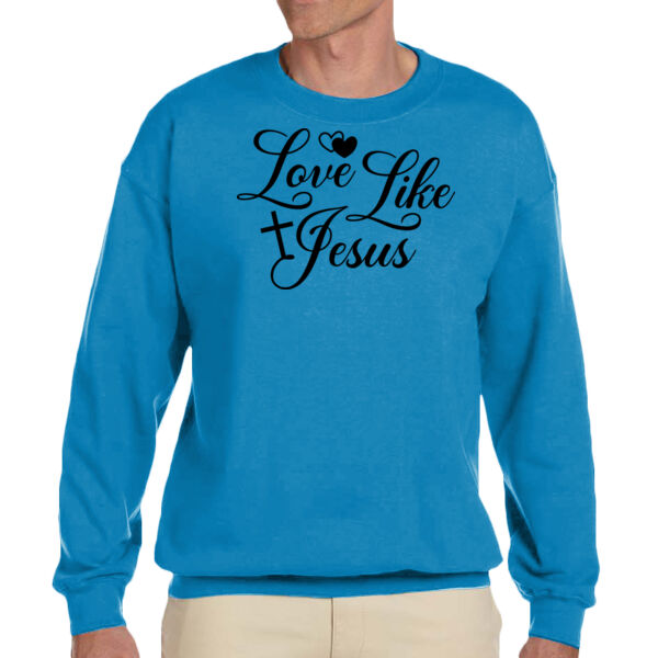 Love Like Jesus - Unisex Adult Fleece Crew Sweatshirt Thumbnail