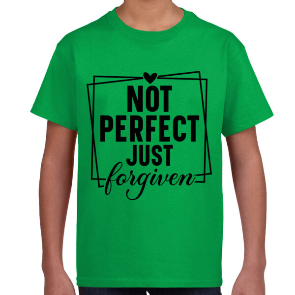 Not Perfect Just Forgiven - Unisex Youth T-Shirt Thumbnail