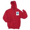 NuBlend ® Full Zip Hooded Sweatshirt Thumbnail